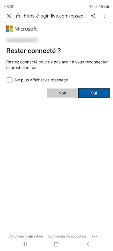 Connexion à OneDrive